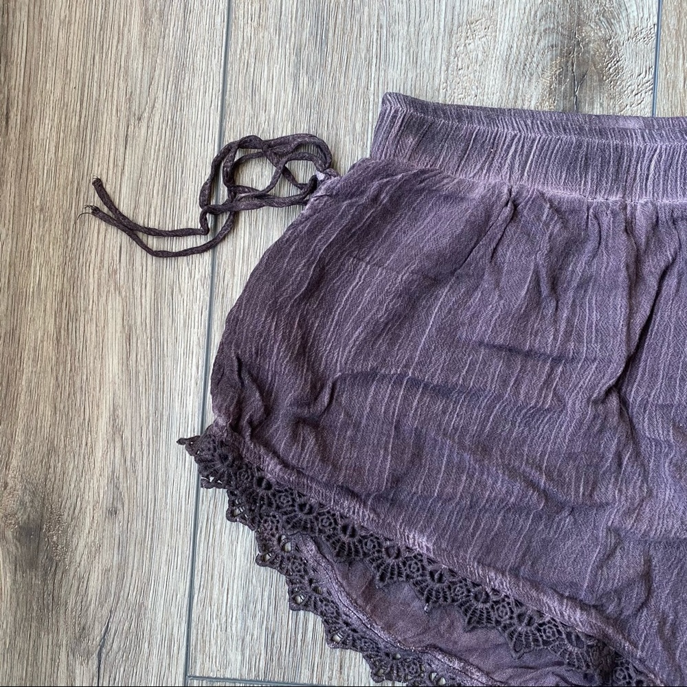 Sea Gypsies Purple Beach Wanderer Shorts - Picture 3 of 3